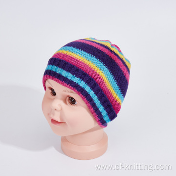 Winter Knit Beanie Caps for kids